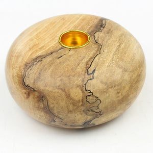 Image Title 3x Wooden Candle Pebbles - OldTools.co.uk