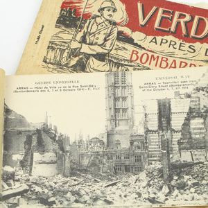 Image Title WW1 Postcard Booklets - Verdun | Somme | Arras - OldTools.co.uk