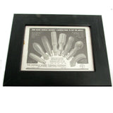 1950's Framed Sheffield Wood Turning Picture - Size: A6 1950's Framed Sheffield Wood Turning Picture - Size: A6 - OldTools.co.uk