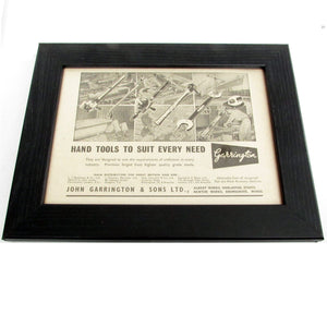 Image Title 4x 1950's Garrington Advert Pictures - Size: A5 - OldTools.co.uk