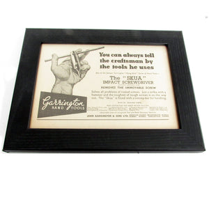 Image Title 4x 1950's Garrington Advert Pictures - Size: A5 - OldTools.co.uk