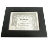 1950's Framed Ismay Lamps Picture - Size: A6 1950's Framed Ismay Lamps Picture - Size: A6 - OldTools.co.uk
