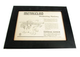1950's Framed Metalclad Picture - Size: A5 1950's Framed Metalclad Picture - Size: A5 - OldTools.co.uk