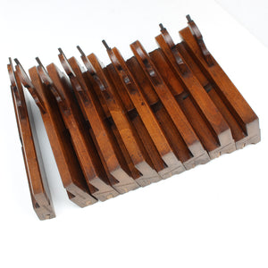 9x Wooden Beading Planes Set (Beech)