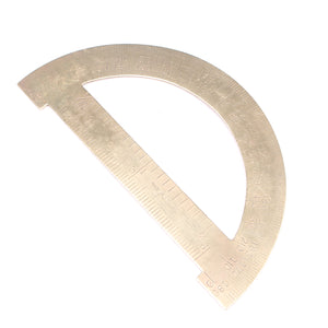 Old Brass Protractor