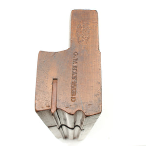SOLD - Nurse (Maidstone) Grecian Ogee Wooden Plane (Beech)