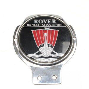 Vintage Rover Owners Association Car Badge