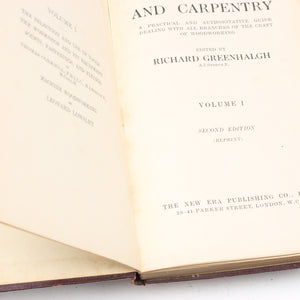 Old Joinery & Carpentry Books - Vols I - III (1-3)
