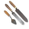 2x Old Trowel Tools + 1x FREE (Beech)