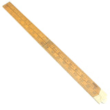 Rabone Chesterman Folding Rule No. 1162 - 1m / 36" (Boxwood)