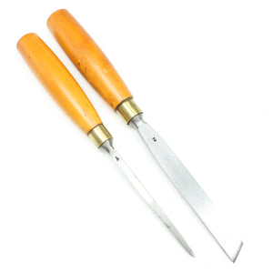 Ashley Iles Wood Carving Tools - Sweep 1 & 2 (Boxwood)