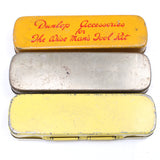 SOLD - 3x Old Dunlop Repair Tins