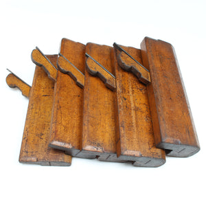 Mathieson Wooden Round Planes - No. 10, 12, 14. 16, 18 (Beech)