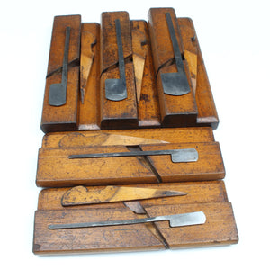 Mathieson Wooden Round Planes - No. 10, 12, 14. 16, 18 (Beech)