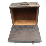 Old Small Honest Wooden Toolbox