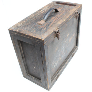 Old Small Honest Wooden Box / Toolbox
