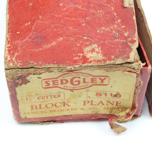 SOLD - Old Sedgley Block Plane - No. S110