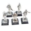 5x Pewter Army Soldier Forces Figures