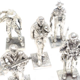 10x Pewter Army Soldier Forces Figures