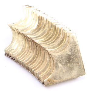 20x Old Ironmongery Brass Decorative Chest Corners - 2" (51mm)