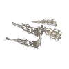 5x Old Large Decorative Ornate Hinges