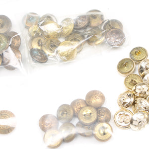 Large Tin Of Old Mainly Military Buttons