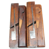 2x Old Nelson Wooden Planes (Beech) - OldTools.co.uk