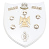 Old Waterloo Royal Scots Military Badges Plaque