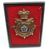 Large 'Honi Soit Qui Mal Y Pense' Yorkshire Military Badge Award