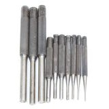 Old 10-Piece Eclipse Parallel Pin Punch Set - OldTools.co.uk