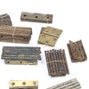 Collection Of Paired-Up Old Brass Hinges