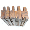 5x Old Malloch (Perth) Scottish Wooden Planes - Bead (Beach) - OldTools.co.uk