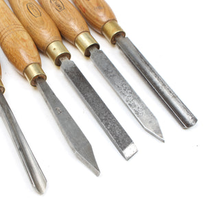 5x Small Woodturning Tools - UK ONLY