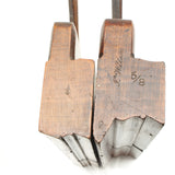 2x Old Malloch (Perth) Scottish Wooden Planes - Ovolo (Beach) - OldTools.co.uk