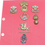 Old Welsh Military Cap Badges