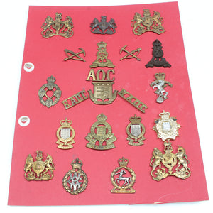 Old Veterinary and Ordnance Cap Badges