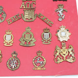 Old Veterinary and Ordnance Cap Badges