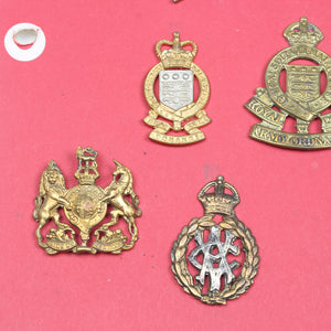 Old Veterinary and Ordnance Cap Badges