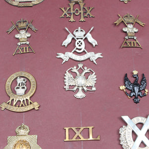 Old Scottish Military Cap Badges