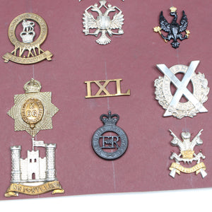 Old Scottish Military Cap Badges