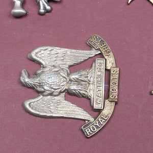 Old Scottish Military Cap Badges