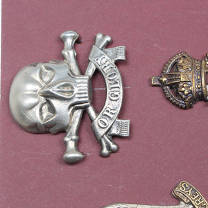 Old Scottish Military Cap Badges