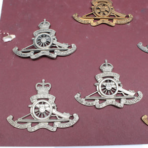 Royal Artillery Cap Badges