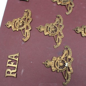 Royal Artillery Cap Badges