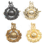 4x Royal Marines Cap Badges