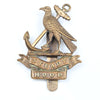 Old Royal Navy Steady Hood & Strike Hawke Cap Badges