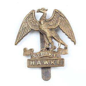Old Royal Navy Steady Hood & Strike Hawke Cap Badges