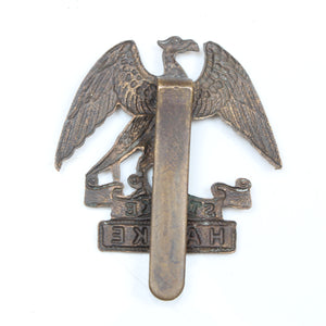 Old Royal Navy Steady Hood & Strike Hawke Cap Badges
