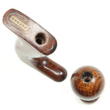 Record 04 Front & Rear Plane Handles (Beech) - OldTools.co.uk