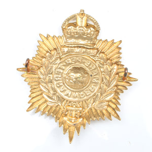 Old Large Per Mare Perterram Royal Marines Gilbratar Cap Badge